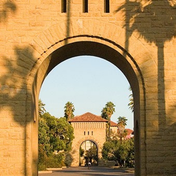 arch to the main quad