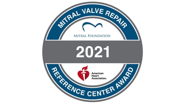 Mitral Valve Repair Reference Center Award 