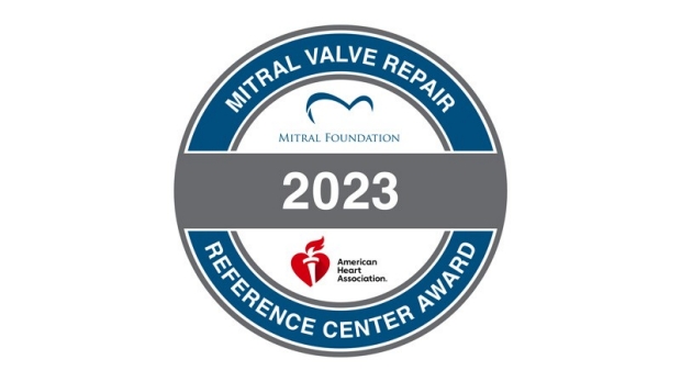 2023 Mitral Valve Repair Reference Center Award