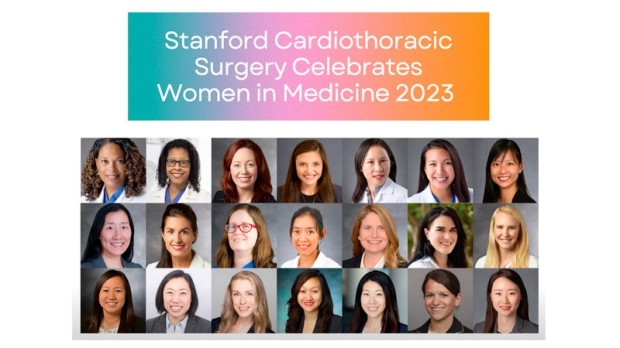 headshot collage for CT Surgery Women in Medicine celebration