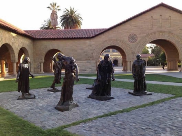 Auguste Rodin, Burghers of Calais, Stanford University Campus