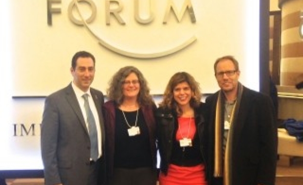 Etkin, Buckwalter, Brunet and Wyss-Coray at Davos Economic Forum