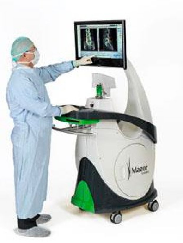 Stanford epilepsy surgery Mazor Rennaisance Robot image