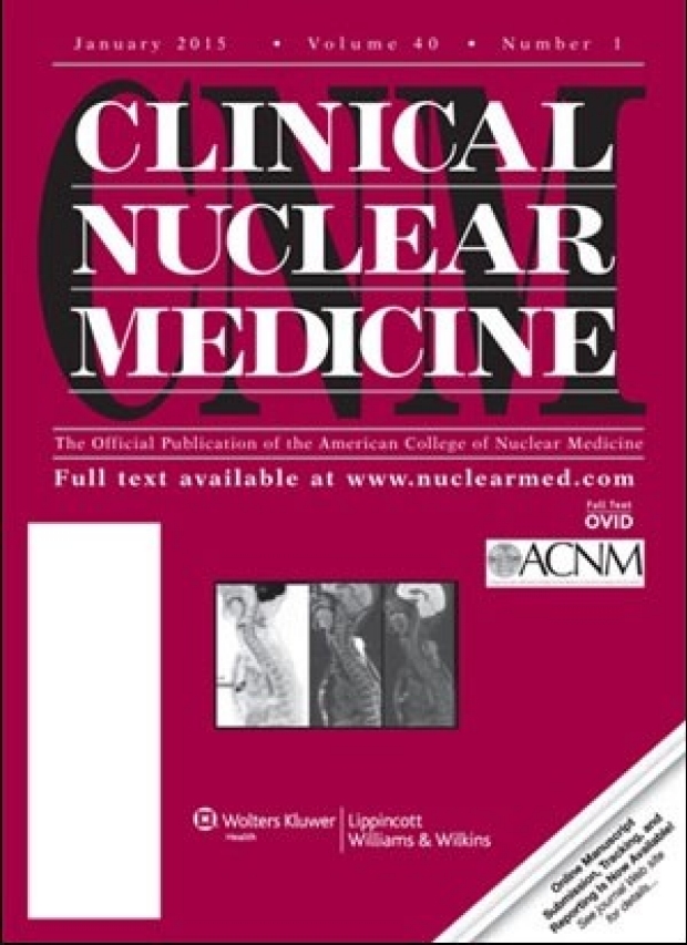 Cover of Clinical Nuclear Medicine, 2015;40(1)