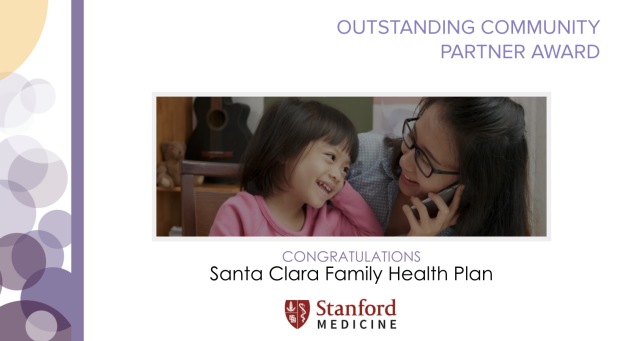 Community Partner Award: Santa Clara Family Health Plan