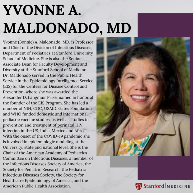 Dr. Yvonne (Bonnie) Maldonado, Stanford University School of Medicine